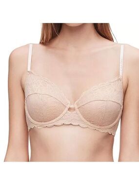 ✨ Calvin Klein Seductive Comfort With Lace Full Coverage Bra QF1741 32D NWT